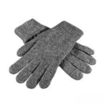 Soft Knitwears Grey Woolen Knitted Gloves 